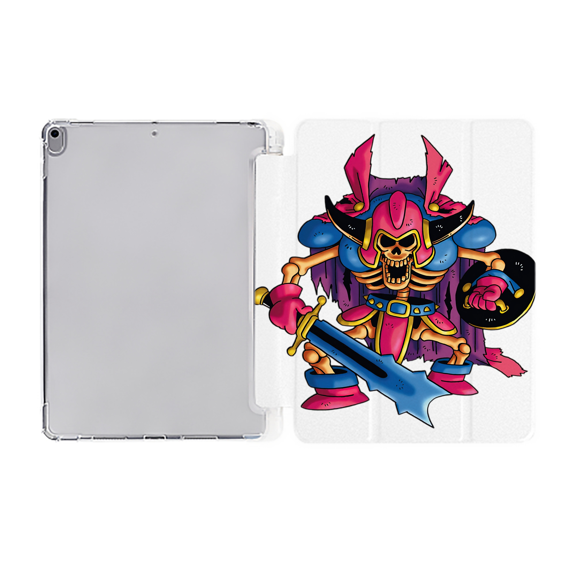 （画像用） ドラゴンクエスト Doragon Kuesuto Dragon Quest IPad ケース ペン収納付き 三つ折りスタンド PUレザー×シリコン 対応機種9.5/10.5/10.9インチ
